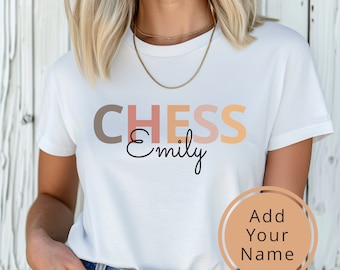 Custom Shirt. Chess Shirt. Personalized Shirt. Chess Gift. Chess T-shirt. Chess Player Gift. Chess Lover Shirt. Chess Enthusiast
