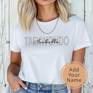 Taekwondo Shirt. Martial Arts Gift. Custom T-shirt. Taekwondo Gift. Personalized Gift. Martial Arts Shirt. Taekwondo Lover. Sport Shirt