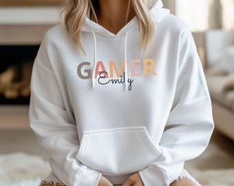 Gamer Hoodie. Gamer Gift. Custom Hoodie. Gamer Sweatshirt. Video Game Hoodie. Video Game Gift. Gaming Hoodie. Gaming Gift