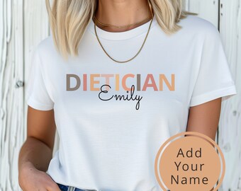 Camiseta personalizada. Camiseta de dietista. Camiseta personalizada. Regalo de dietista. Camiseta de dietista. Camiseta de nutrición. Regalo de nutrición. Camiseta de nutricionista.
