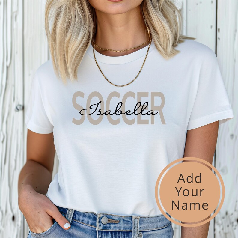 Soccer Shirt. Soccer Gift. Custom Tshirt. Soccer Fan Shirt