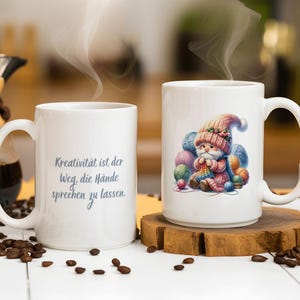 Mugs for lovers of handmade crafts - gift for craft lovers, DIY lovers, mugs with craft theme, crafts and hobbies