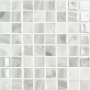 modern 1.5 x 1.5 5600 pearl glossy glass - mosaic tile