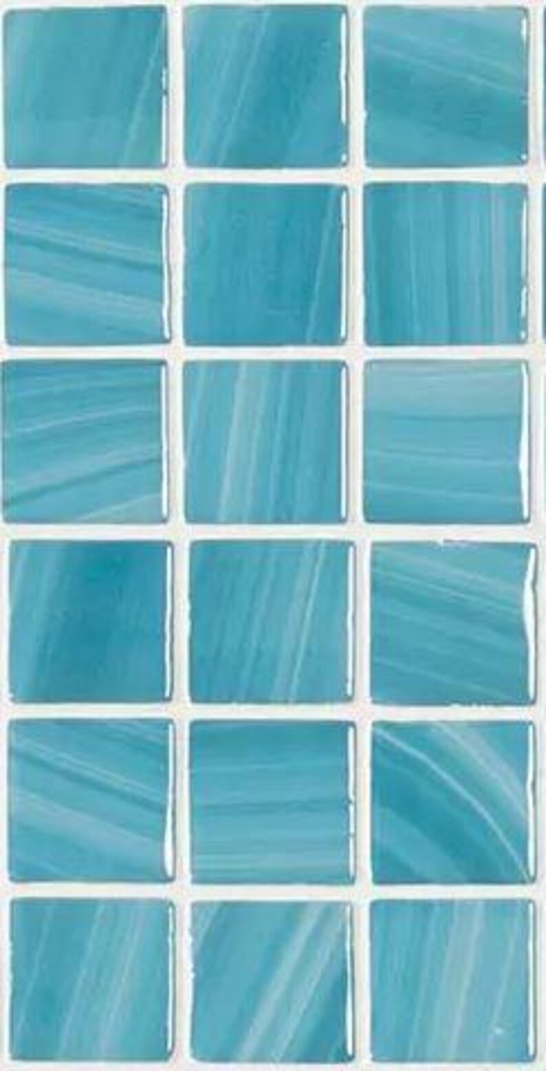 modern 1.5 x 1.5 5609 zen bl glossy glass - mosaic tile Sample Swatch