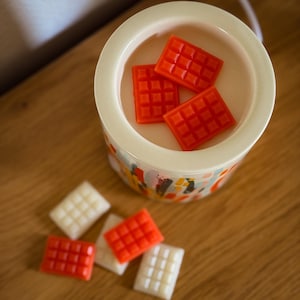 Scented Chocolate Wax Melts Bar | Dessert Inspired Wax Tarts | Cozy Handmade Home Fragrance