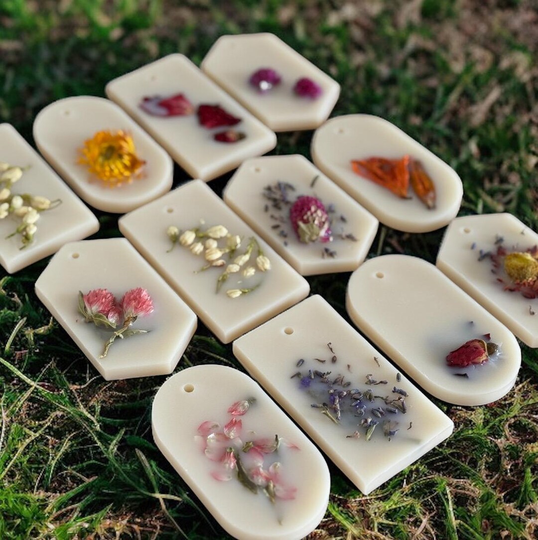 Summer Floral Soy Wax Sachet | Dried Flower Closet Freshener | Wedding ...