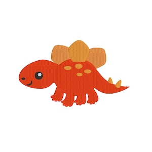 Dinosaur Stegosaurus Machine Embroidery Design, Stegosaurus  Embroidery Design, Instant Download Files
