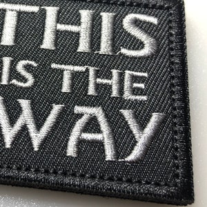 これが道の刺繍された士気パッチです