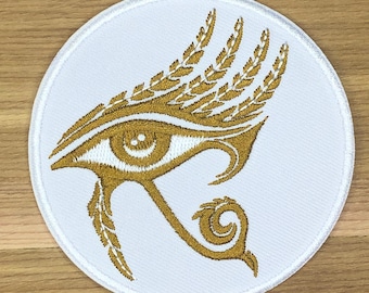 Parche Ojo de HORUS Moral Tacticall eft wechat eye udjat RA antiguo Egipto bienestar curación símbolo protección poder mágico