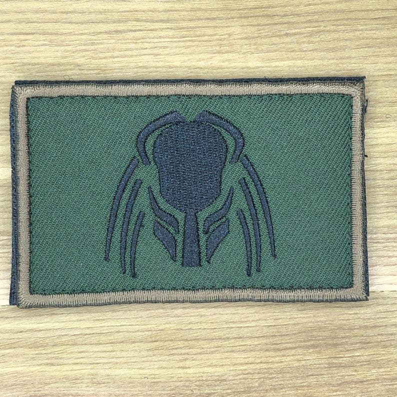 Predator Head Patch - Arnold Movie Morale Badge - Etsy