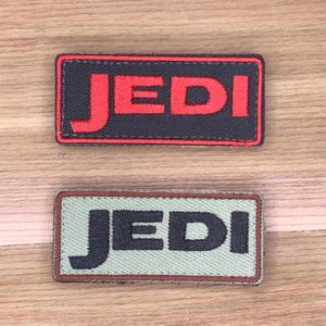 2x1 inches Jedi Tab Patch - Rebel Scum Star Morale Badge image 2