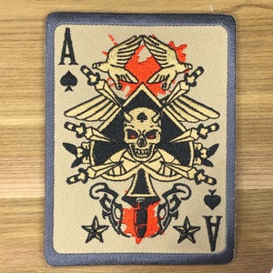 Ace of Spades Tactical Morale Patch: Pirate Seal Team 6 Badge