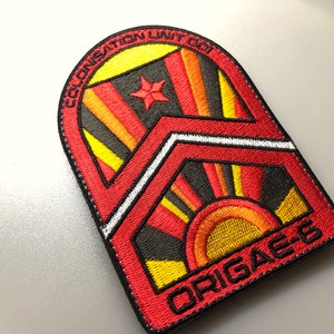 ORIGAE-6 Alien USCSS Covenants Shoulder patch morale boost tactical airsoft special forces movie Comics cosplay USCM planet Weyland Yutani