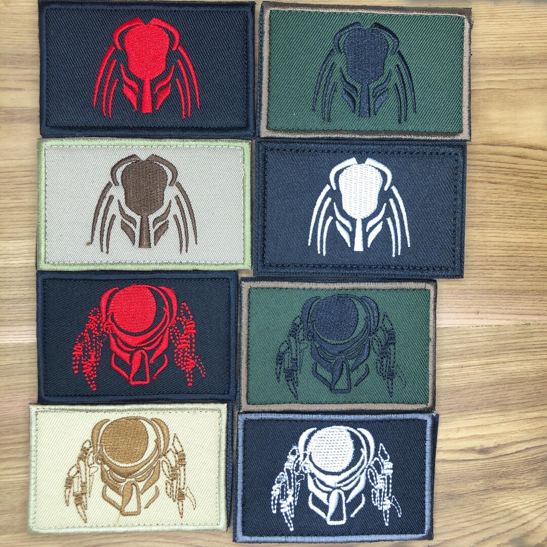 Predator Head Patch - Arnold Movie Morale Badge - Etsy