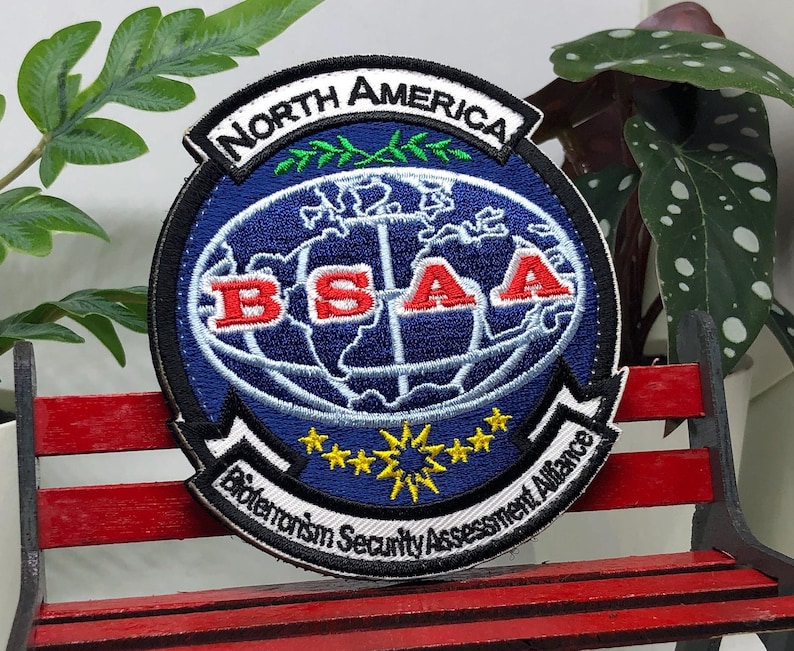 BSAA North America Bioterrorism Patch - Resident Evil Cosplay Prop (3 ...
