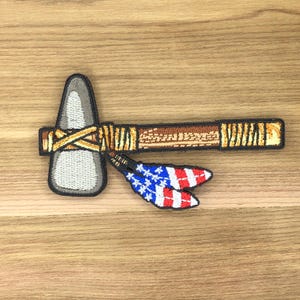 Tomahawk Indian Chief Patch - Native War Bonnet Tactical Morale