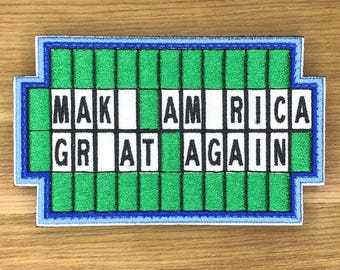 MAGA Patch: Fortune Wheel Emblem, Tactical Morale Badge Make America Great Again