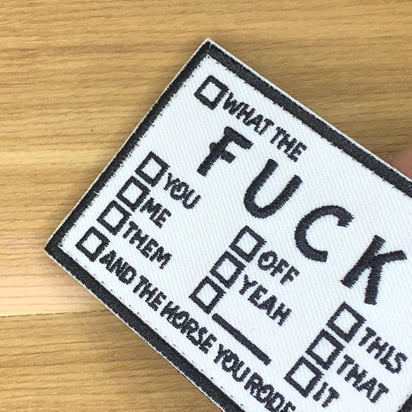 Fuck You and The Horse Patch -  wtf Funny Tactical Statement Morale