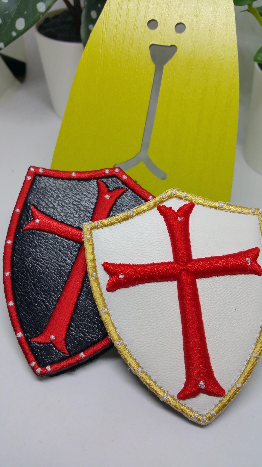 Embroidered Flag Patch – Templar Crusade Infidel Crusade – For Backpacks, Vests