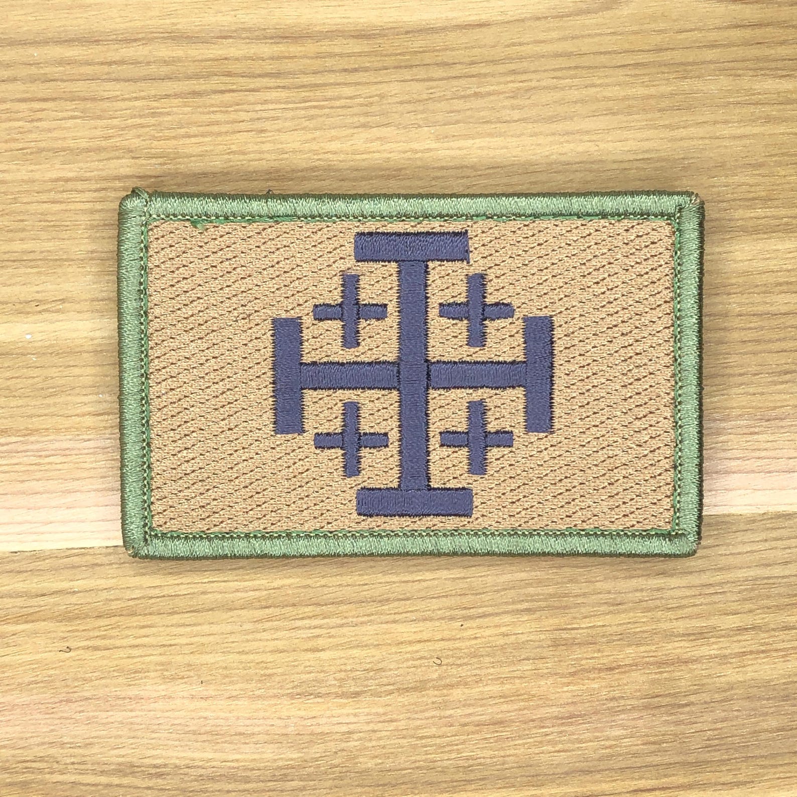 Jerusalem Cross & Knights Templar Patch - Tactical Morale Badges ...