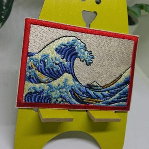 The Great Wave off Kanagawa patch morale boost tactical operator the wave art of Tsunamis Hurricane Nippon Hokusai Sekai Japanese