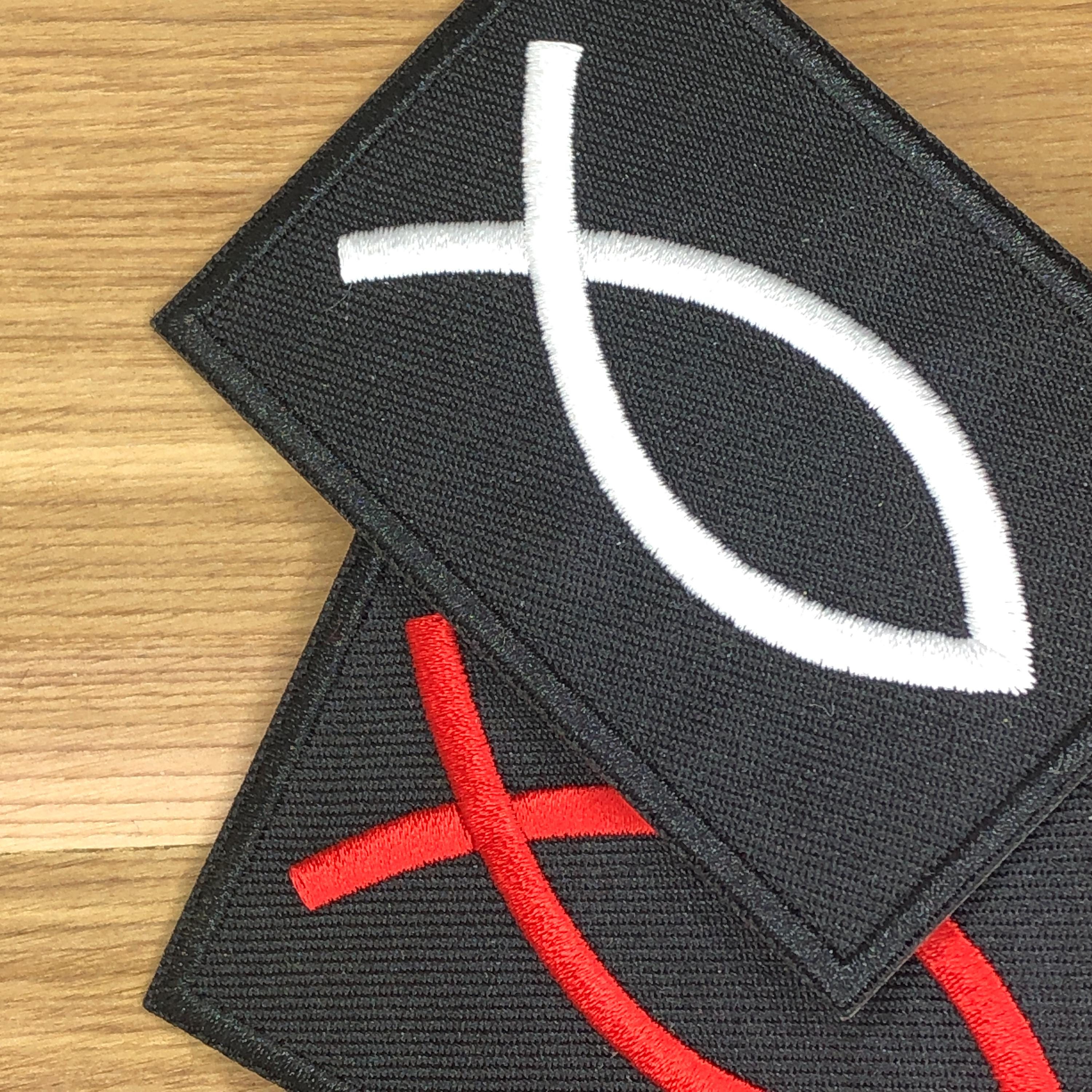 Jesus Fish Ichthys Patch - Secret Christian Symbol Morale Badge - Etsy