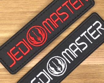 Jedi Order Grandmaster tab style knight shoulder Patch Morale Coruscant Come-on Cosplay lightsaber light side of the force