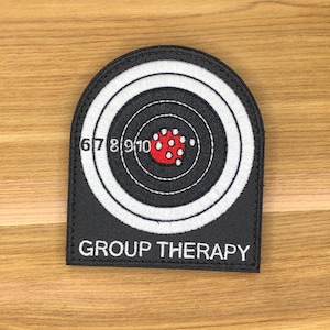 Gruppterapilapp moralboost taktisk airsoft specialstyrkor lag målskjutbana gruppering leder armé meme militär väska