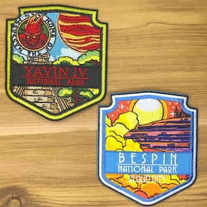 Patch de planetas fictícios de parques nacionais - guardião da Comic Con