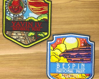 Fictional national park planets patch  - comicon keeper
