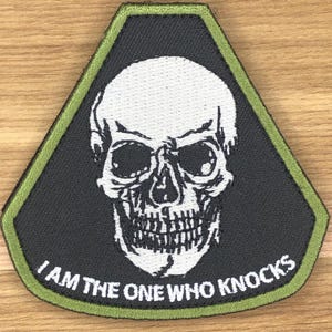 Patch tactique Je suis celui qui frappe, inspiré de Breaking Bad