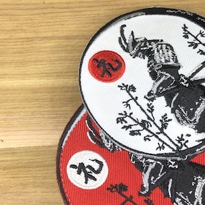 Rei Respect Patch - Samurai Kanji Bushido Morale Badge image 4