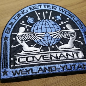 YUTANI WEYLAND Uscss  Patch Morale Prop Uniform Costume Cosplay Crew Alien Colony Ship Prometheus comicon  Sleeve Space Force