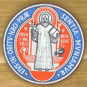 St. Benedict Medal Patch morale , Roman Catholic Exorcism Cross Exorcism