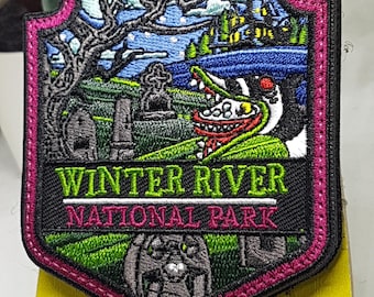 Welcome to Winter River National Park Badge Patch Morale