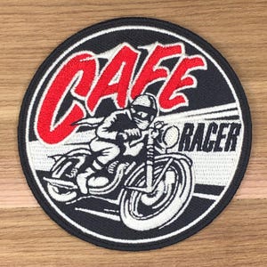 Parche de motocicleta Cafe Racer para aumentar la moral, uniforme táctico del ejército, bolsa, chaleco para niños, estilo rockero urbano británico, estilo motero de película