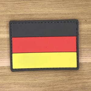 PVC Germany Deutschland patch morale black badge gear vest bag Airsoft bullet Meme halloween Army military