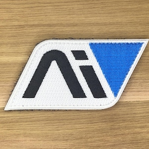 Accesorio de inteligencia artificial para cosplay - Fuerzas especiales N-School The Villa Tactical Army - Emblema de IA de la Iniciativa Andrómeda