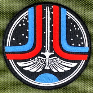 The Last Starfighter Morale Boost Tactical Patch – Embroidered Aliens Starfighter Defense Force Prop for Cosplay & Comicon Uniforms rebel