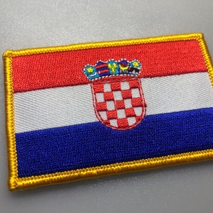 Hrvatska zastava Croatia croatian flag Patch morale tactical nasivak ex Yugoslavia Sahovnica Hrvati Adria Zagreb Kroatien