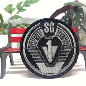 Cosplay space travel gate uniform patch morale Tactical Project Earth Atlantis USS Odyssey funny Army Airsoft  Omega  shield Team project