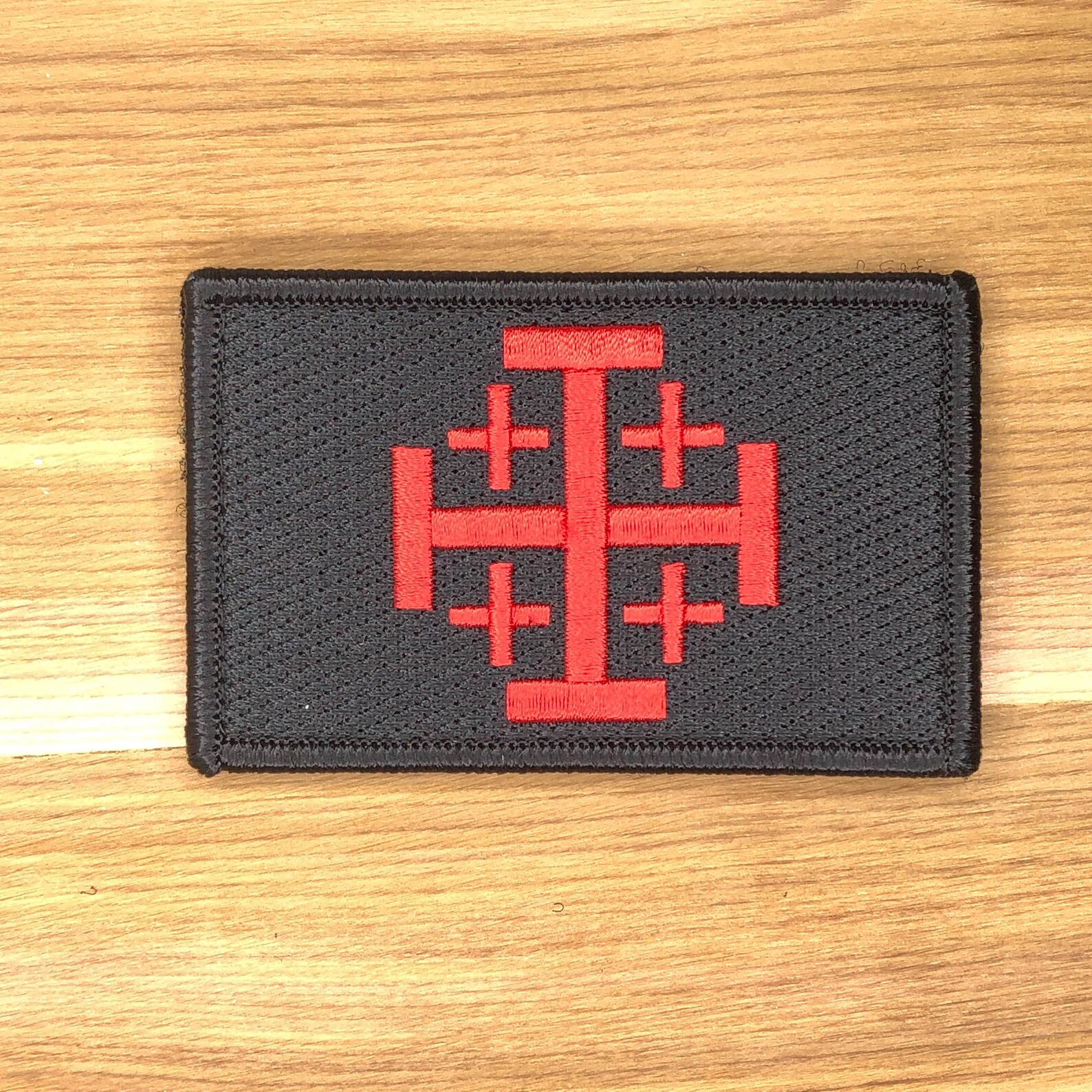 Jerusalem Cross & Knights Templar Patch - Tactical Morale Badges ...