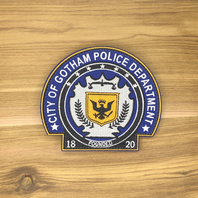 City of Gotham Police Department Cosplay Shoulder Patch Morale Movie ...