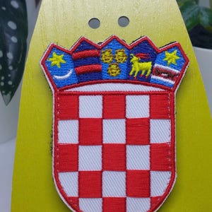 Grb Crest Hrvatska zastava Croatia croatian flag Patch morale tactical nasivak ex Yugoslavia Sahovnica Hrvati Adria Zagreb Kroatien