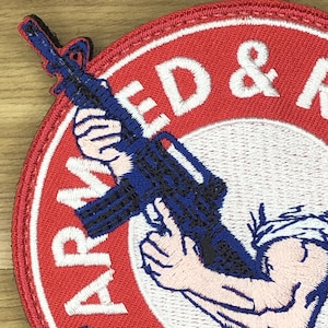 Armed & Bereit taktischer Patch, Molon Labe Moral Patch, 2.Änderung