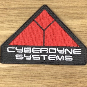 Naszywka taktyczna Cyberdyne Systems, morale, fikcyjna organizacja Skynet, robot Terminator, 1984 T-800, dzień sądu, Schwarzenegger AI