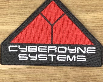 Parche táctico bordado de Cyberdyne Systems, moral, organización ficticia Skynet, robot, Terminator 1984, T-800, Día del Juicio Final, Schwarzenegger AI