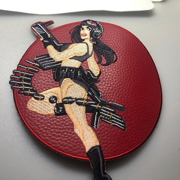WWII Army ISAF B52 Air Pinup Girl Combat Airforce Military Patch | Velcro | Military Airsoft - Foto 9
