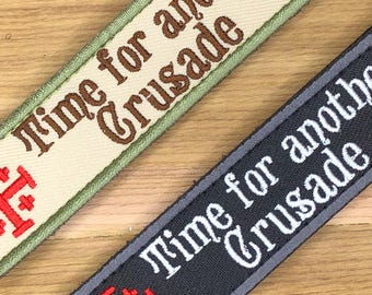 Time for Another Crusade Knights Templar Patch Morale Battle Flag Maltese Cross Tactical Deus Vult Christian Christ Crusader Tab Military