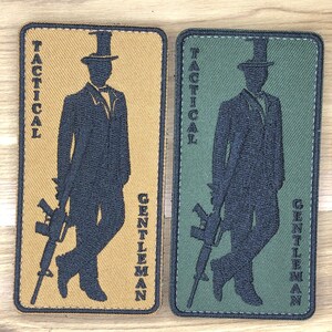 Taktischer Gentleman Aufnäher - 2nd Änderung AR15 Moral Abzeichen